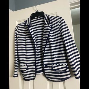 Size small sailor stripe light weight jacket blazer